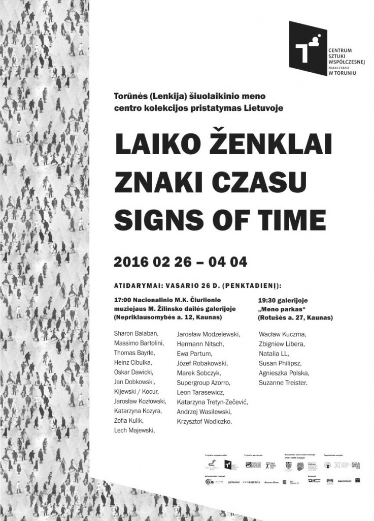 laiko zenklai plakatas