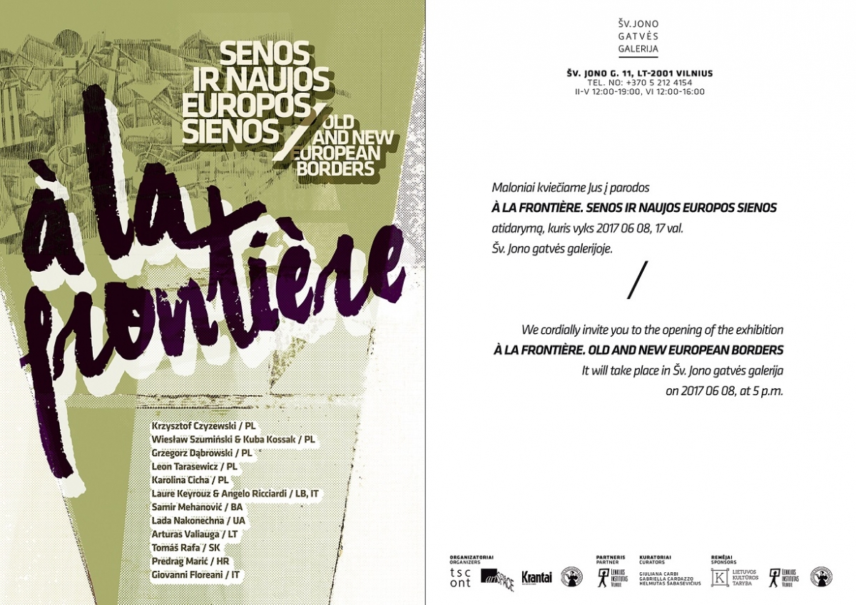 À la frontière_kvietimas_invitation